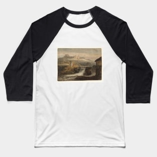 A Sluice and a Watermill, with a Distant View of Carisbrooke Castle, 1796 Baseball T-Shirt